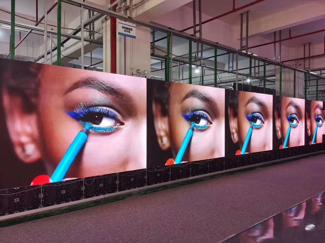 COB P1.25 Display LED de aluminio fundido en interiores de color completo Alquiler de publicidad Sistema de control NOVA de pantalla grande