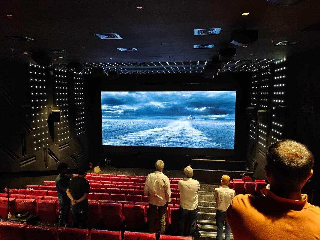 Panel de pantalla LED a color para interiores P3, pared de video LED de alta definición para iglesia con detección de errores y respaldo dual