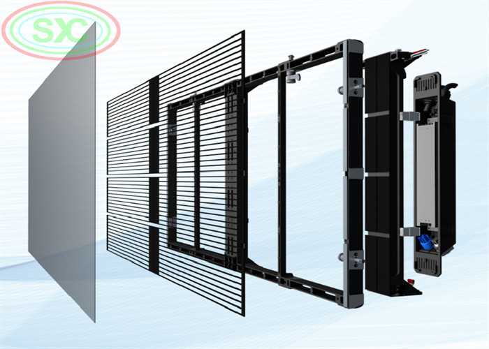 G3.91-7.82 pantalla LED transparente LED de pared LED cartel de anuncios