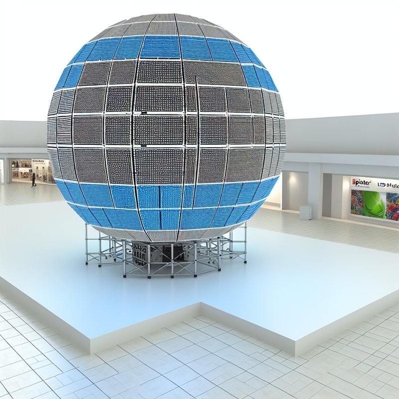 Centro Comercial/Eventos con Pantalla LED Esférica con Chip LED Epistar para tus Necesidades de Compra