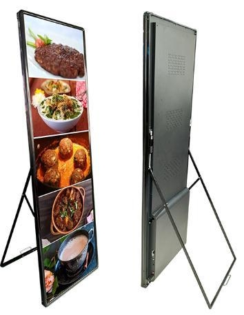 Pantalla de póster LED personalizable con gabinete de aluminio Resolución del módulo 128*64 Tamaño del módulo 320x160mm