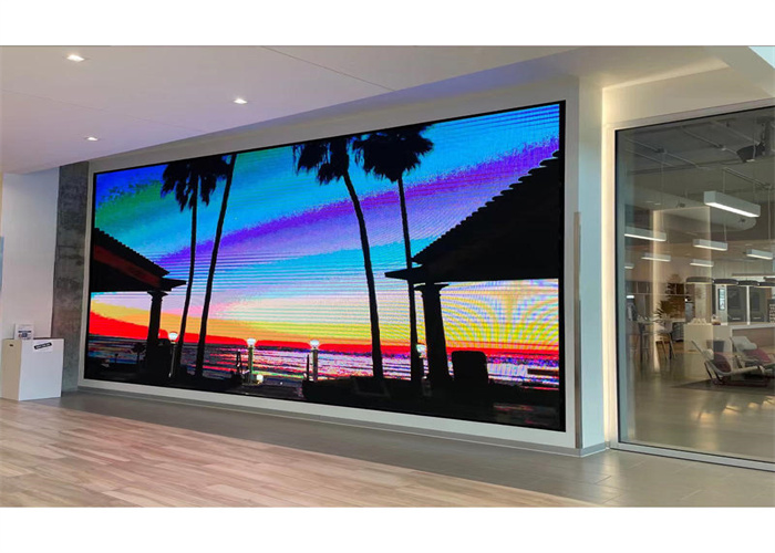 Pantalla LED de aluminio fundido a presión con tamaño de módulo 250*250 mm y densidad 112896 puntos/m2