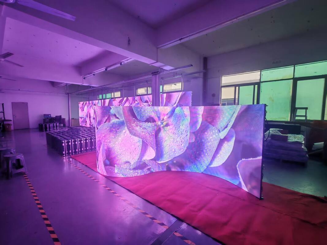 Display LED de color completo con caja de 640x480mm 3840hz de frecuencia de actualización