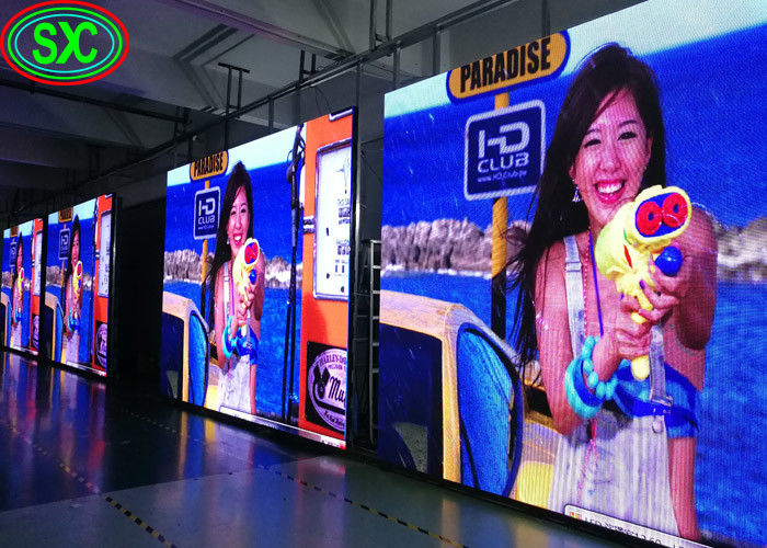 Pantalla LED de fondo de escenario a todo color 4.81mm Video Wall HD Gran pantalla de pantalla a todo color de interior