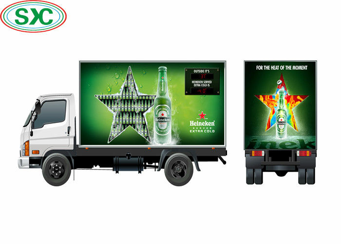 2727 Tamaño de la lámpara P6 Pantalla LED de camión móvil para publicidad gráfica