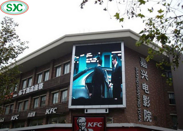 Brillo a todo color al aire libre grande de la pantalla P6 6000cd/m2 de la publicidad de la pantalla LED de Smd
