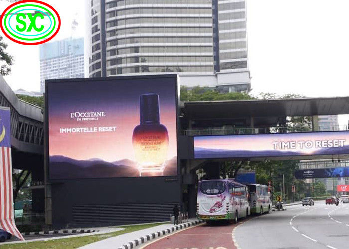 SMD3535 P10 Led Video Panes de Pared Cartelera 3500K9500K Con NationStar lámpara de publicidad pantalla LED