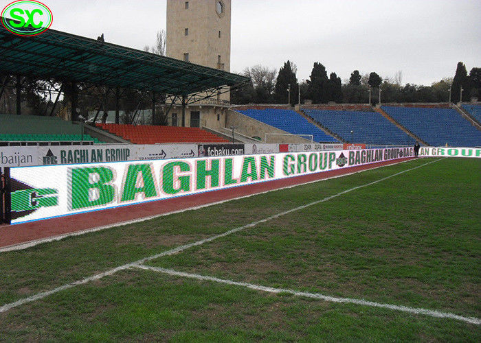 Pantalla LED del estadio de fútbol de P10 RGB, alta frecuencia de actualización 5000hz garantía de 5 años