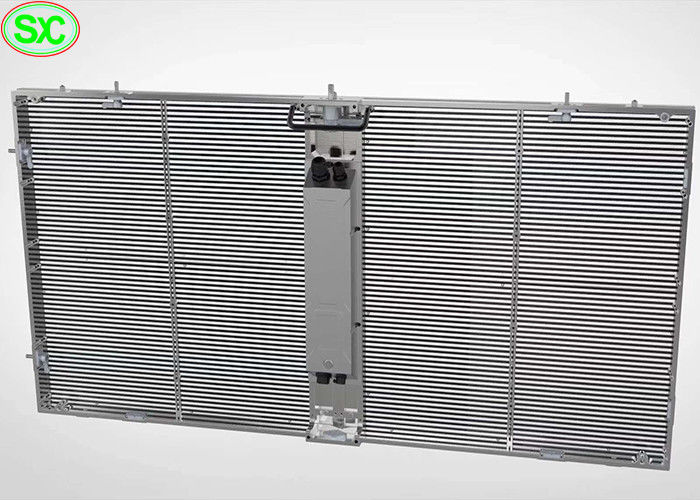 Microprocesador transparente del Cree del brillo de los liendres de la pantalla 6000 del RGB LED de la ventana de cristal P5