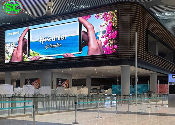 Pantalla digital LED de alto brillo P16 con controlador LED remoto Nova