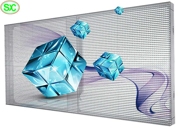 Panel LED transparente de alto brillo, señalización a todo color SMD2121