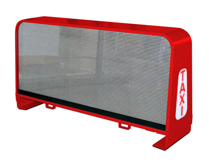 Exterior Full Color Double Side Taxi P5 Publicidad LED Display Techo del coche Signo a prueba de agua