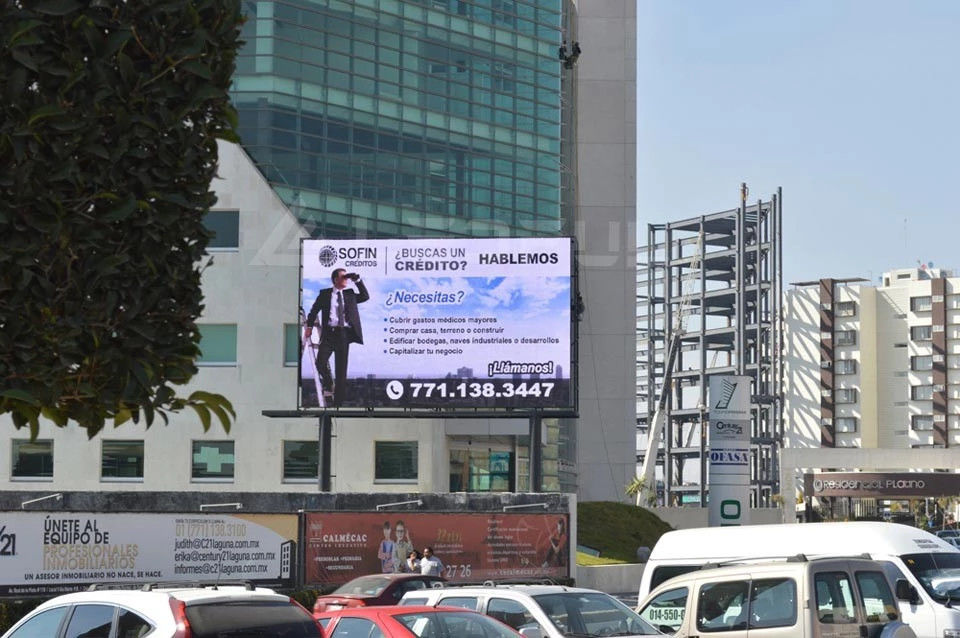 P10 Exterior Full Color LED Rental Screen SMD2121 lámparas LED de 16 bits Niveles de escala gris
