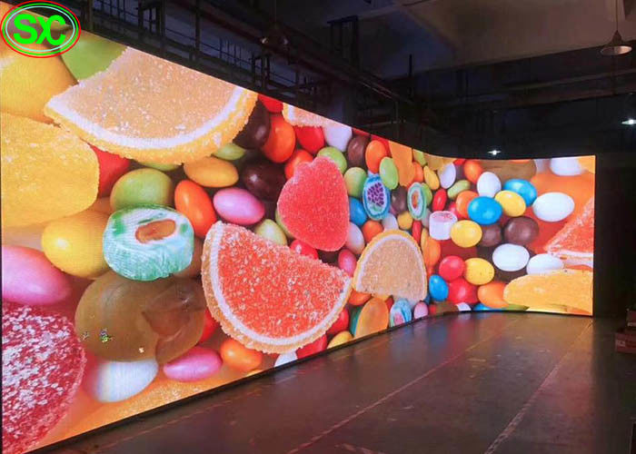Ángulo de visión de 140o/140o Tabla de visualización LED interior,Muro de vídeo P3.91/P4.81 pantalla LED a todo color interior