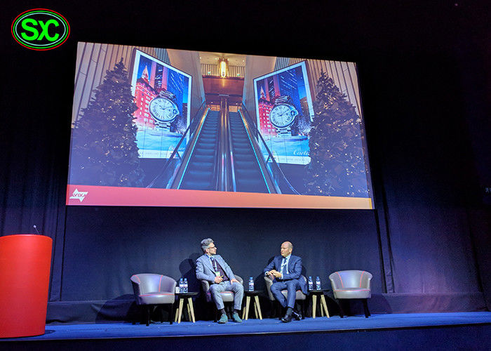 P4 P3 P6 llevó la exhibición de pared que hacía publicidad de la exhibición llevada a todo color interior ip43 de la TV