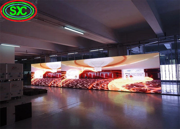 Imagen de pantalla LED de interior a todo color para pantalla de video HD P4.81 Alquiler de pantalla LED