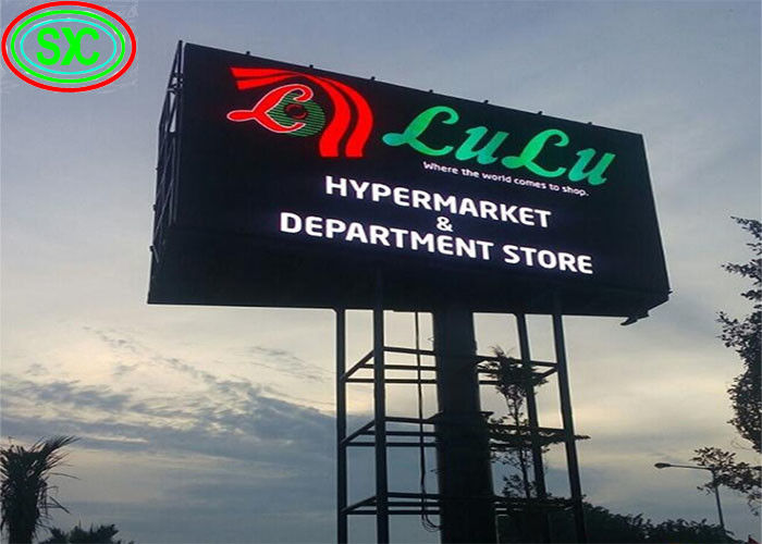 Gran P10 para exteriores de color completo de publicidad de pantalla LED pantalla de video IP67 gabinete impermeable