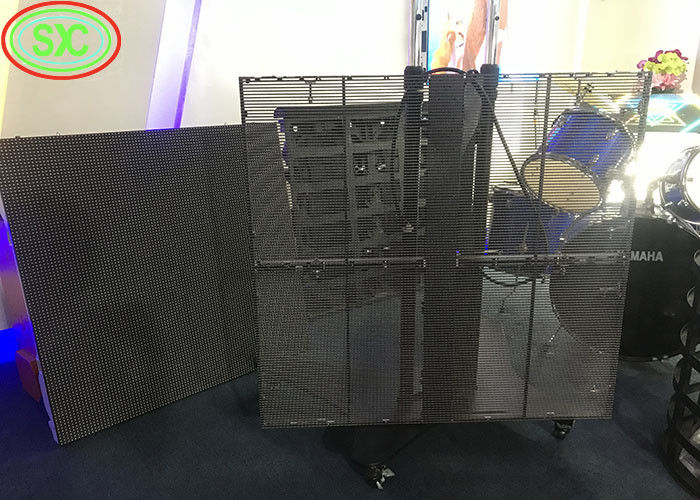 Pantalla LED transparente P3.91 para publicidad interior de alta definición