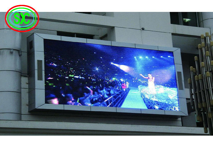 Pantalla LED a color completa para exteriores P4, a prueba de agua, píxel de 4 mm, vida útil de 10000 h