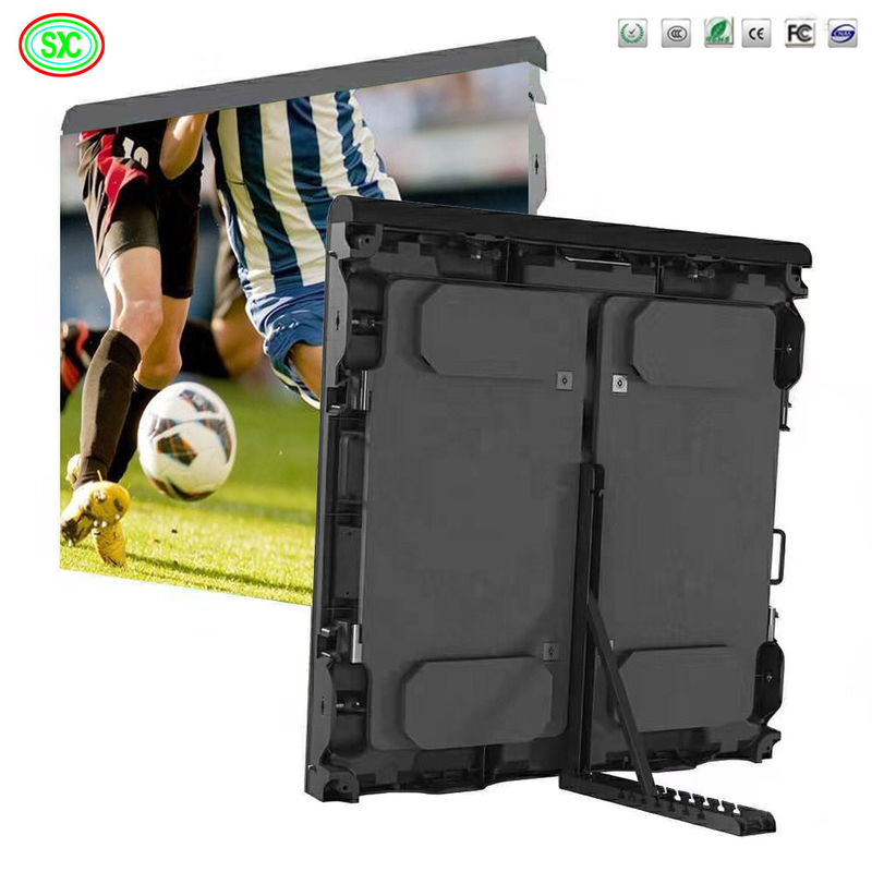 Armo de aluminio de fundición por inyección exterior pantalla de pantalla LED IP65 a todo color Perímetro del estadio de fútbol