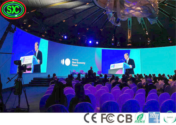 MBI 5124 SMD1010 1300cd/M2 P3.91 Pantalla LED de escenario curvado con pantalla LED a todo color