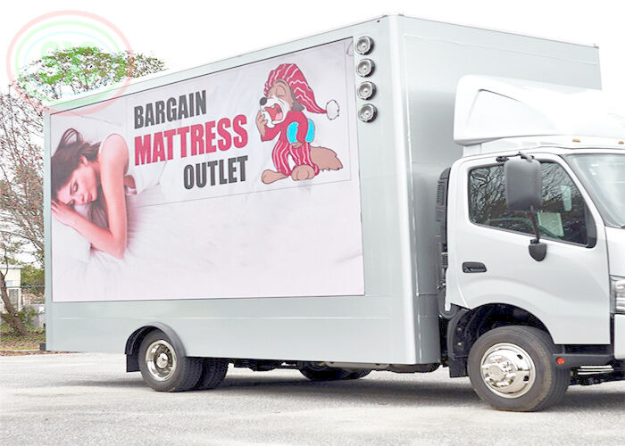 IP65 Video Digital Truck montado en pantalla LED de color completo 10 mm Pitch de píxeles