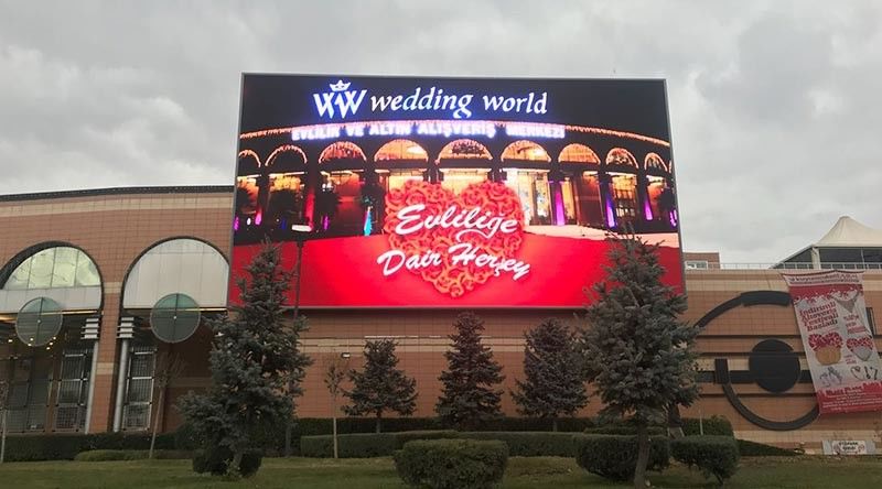 Dispositivos de pantalla para publicidad exterior con LED SMD1921 P4
