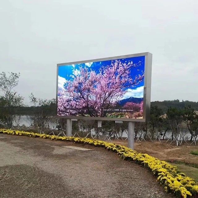 Pantalla llevada al aire libre video llevada al aire libre llevada del alto brillo de la cartelera de publicidad de la pared P8 de la exhibición P8