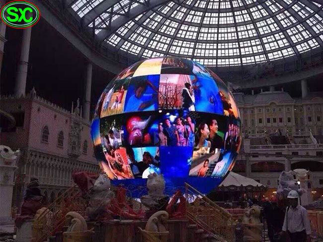Display LED en forma de bola certificado UL con opciones de personalización