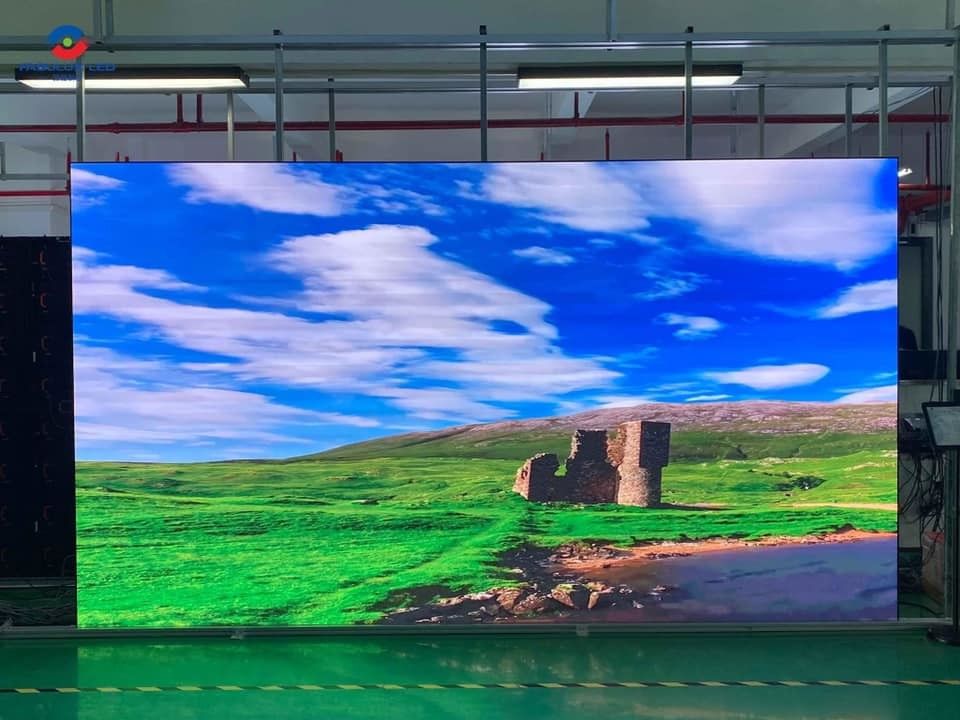 La pantalla de alquiler a todo color interior de P5 640x640m m LED para los acontecimientos del concierto llevó la pantalla de visualización video de pared