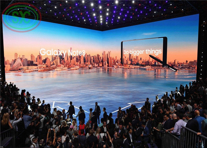 P1.2 - P4.8 Pantalla LED personalizada sin arrastre HD flexible e impermeable fácil de instalar