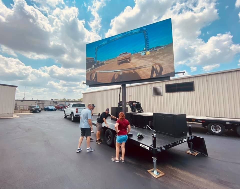 P6 Panel de pantalla LED exterior de 576x576 mm IP65 a prueba de agua 5000 cd/m2