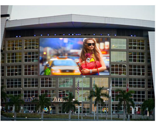 Buen precio Display LED de alta calidad de NationStar a prueba de agua pantalla exterior P4 de instalación fija Display LED en línea