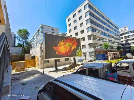Buen precio P8 SMD 960X960M M al aire libre fijados instalan la publicidad de la pantalla LED/de la pantalla con la echada 8m m, tarjetas novastar, 8000nit del pixel brillante en línea