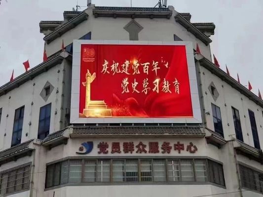 Buen precio Instalación fija al aire libre SMD LED Display P10 Publicidad LED pantalla LED pared en línea