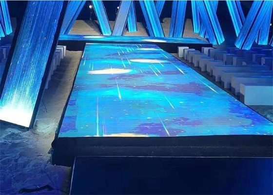 Baile interior/al aire libre de la pantalla interactiva de P4.81 Dance Floor LED del disco para los acontecimientos del partido