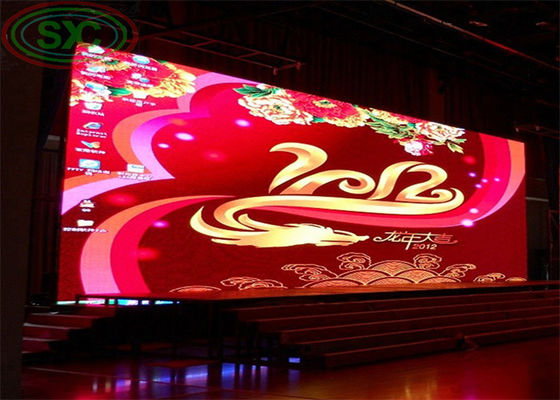 Buen precio P4 Ultra delgado fijo interior de color completo 4k HD Video pared/LED pantalla interior de color completo LED pantalla en línea