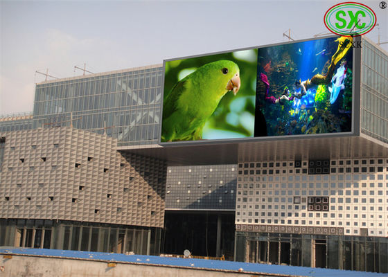 Buen precio P10 10000 puntos/m2 960*960mm Gran panel de vídeo LED de publicidad fijo a todo color al aire libre en línea