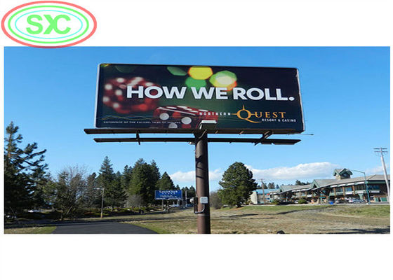 Buen precio La cartelera al aire libre excelente de P6 LED montó en la pared o con las columnas para hacer publicidad en línea