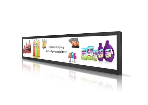 Buen precio Pantalla llevada interior a todo color e inconsútil y fina del estante de la echada P1.25 para las ventas al por menor en línea