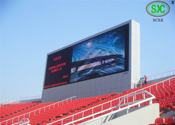Buen precio Altas pantallas LED del estadio de la definición p10 SMD Digitaces para la exposición al aire libre en línea