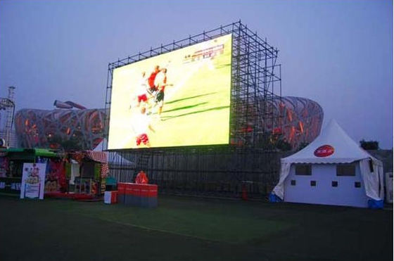 Buen precio Vallas publicitarias LED para exteriores COB P2.5 6500 Alto brillo IP65 Nationstar 1920Hz pantalla LED valla publicitaria en línea