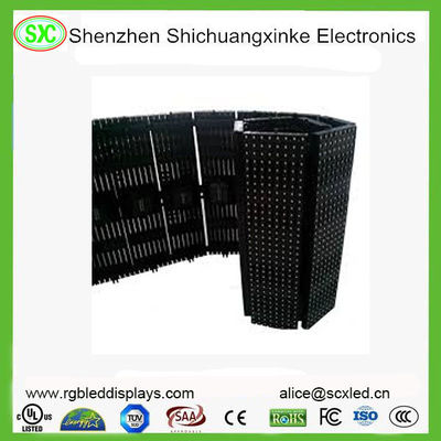 Buen precio Pantallas a todo color suaves de la etapa LED del RGB, control llevado flexible rodante del panel 3G WIFI de la pantalla en línea