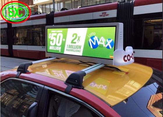 Buen precio Tamaño móvil 320X160m m IP65 impermeable del módulo de la pantalla del top LED del taxi P5 para los anuncios en línea