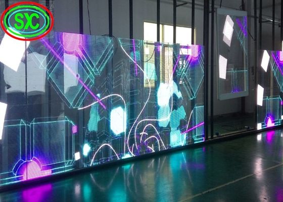 Buen precio p8.93 pantalla transparente de la cortina LED para la etapa y el desfile de moda, vida 100000h en línea