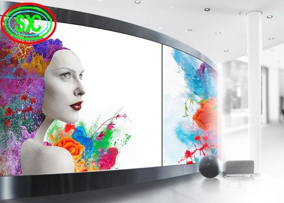 Buen precio Reproducción de vídeo suave curvada interior de la pantalla LED a todo color P3.91 LED de la cortina en línea