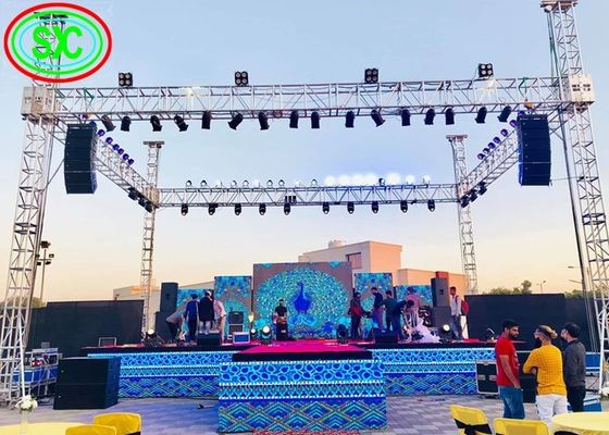 Pantalla llevada a todo color programable inalámbrica para hacer publicidad de prenda impermeable al aire libre, grande