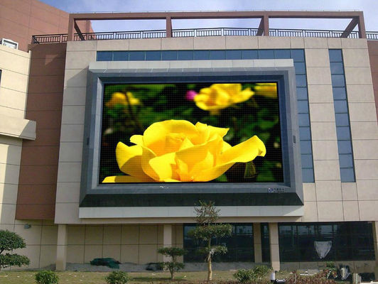Calidad P8 LED de pantalla grande de color al aire libre puede reproducir vídeo e imagen Fábrica