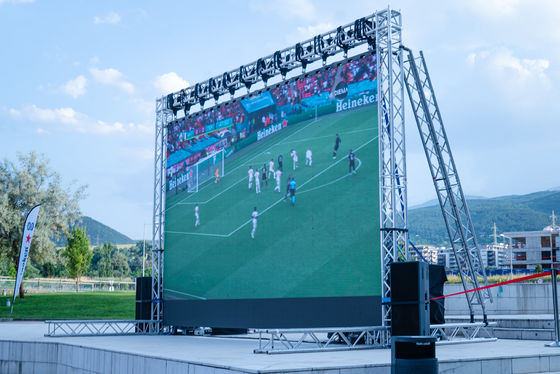 Buen precio Pantalla de alquiler de LED de gabinete de color completo a prueba de agua en el exterior en línea