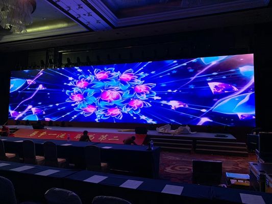 Buen precio Alta resolución 3840hz tasa de actualización Led Video Wall P3.91 Indoor Rental Led Display con gabinete de 500x500mm En línea